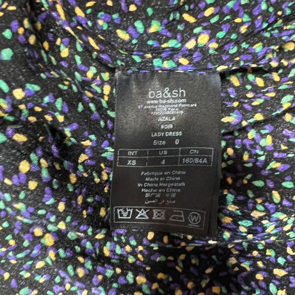 ba&sh Azala Printed Midi Dress Size XS - Picture 6 of 7